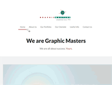 Tablet Screenshot of graphicmasters.com.sg